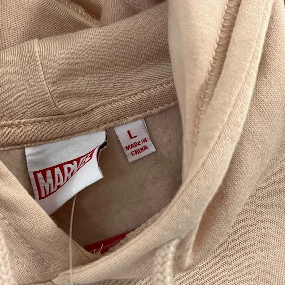 Marvel Tan Graphic Sweatshirt Hoodie - Picture 4 of 9
